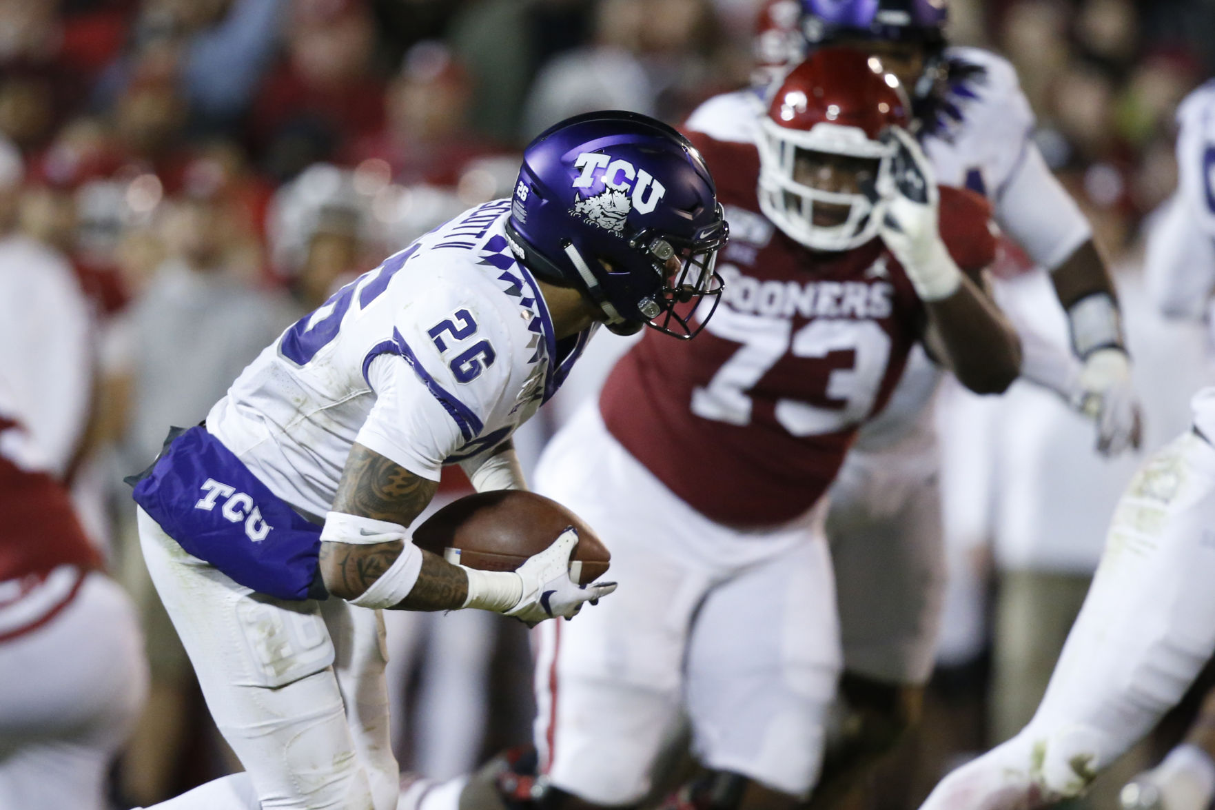 TCU safety Vernon Scott